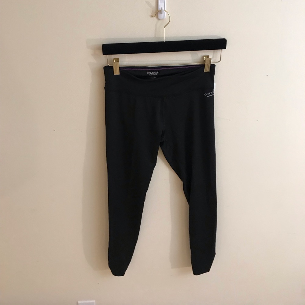 Calvin Klein Black Performance Leggings NWT